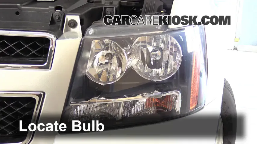 2013 Chevrolet Tahoe LT 5.3L V8 FlexFuel Lights Daytime Running Light (replace bulb)